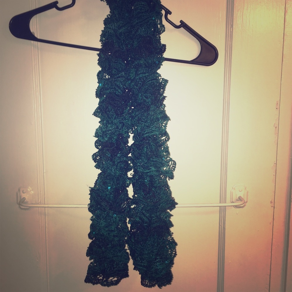 Teal scarf